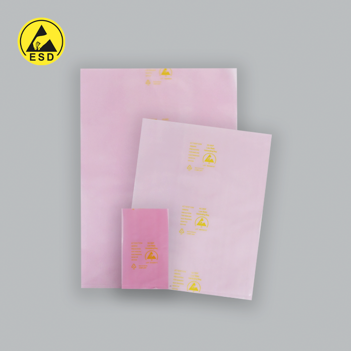 Electrostatic Dissipative Pink Bags (Open Top) (100/Pack) ESD Electrostatic Dissipative Pink Bags (Open Top) (100/Pack) ESD